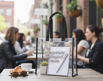 Clear Stadium Tote Bag | Venue Security Ready Travel Bag