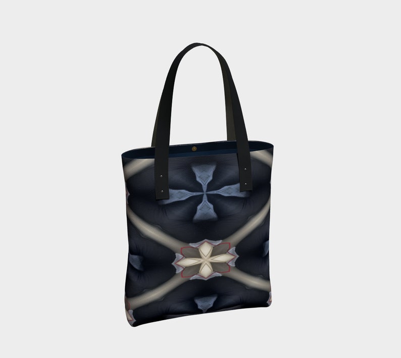 Royal Royal Blue Tote Bag Vegan Leather image 2