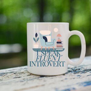 Colección de Afirmaciones para Introvertidos n.° 1, Taza Mágica que Cambia de Color, Múltiples Variaciones