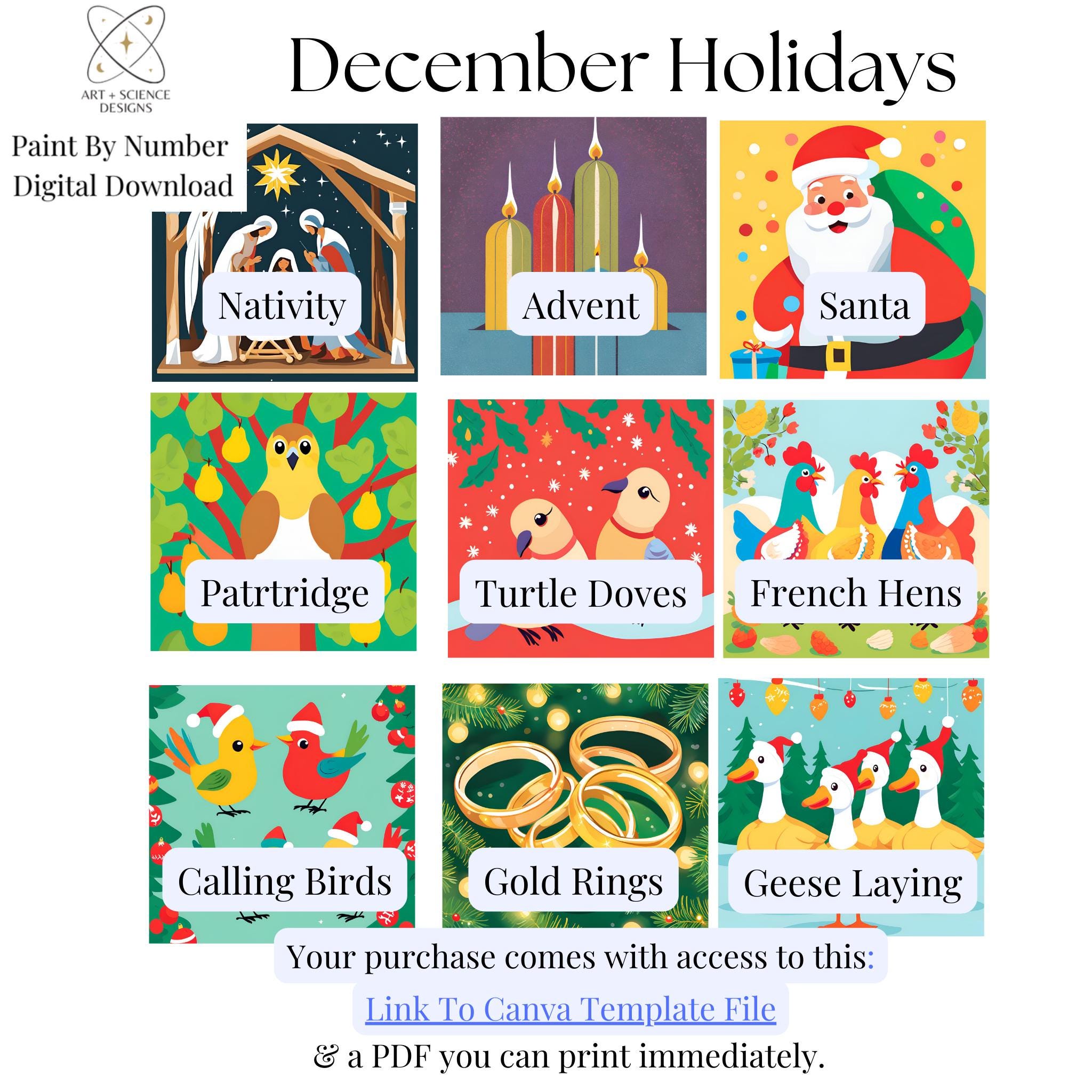 Etsy product from ArtInScienceDesigns