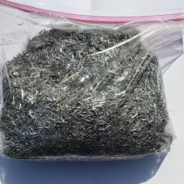 6061 Aluminum shavings. 1lbs Use for epoxy or resin tables, confetti, crafts, and decorations.