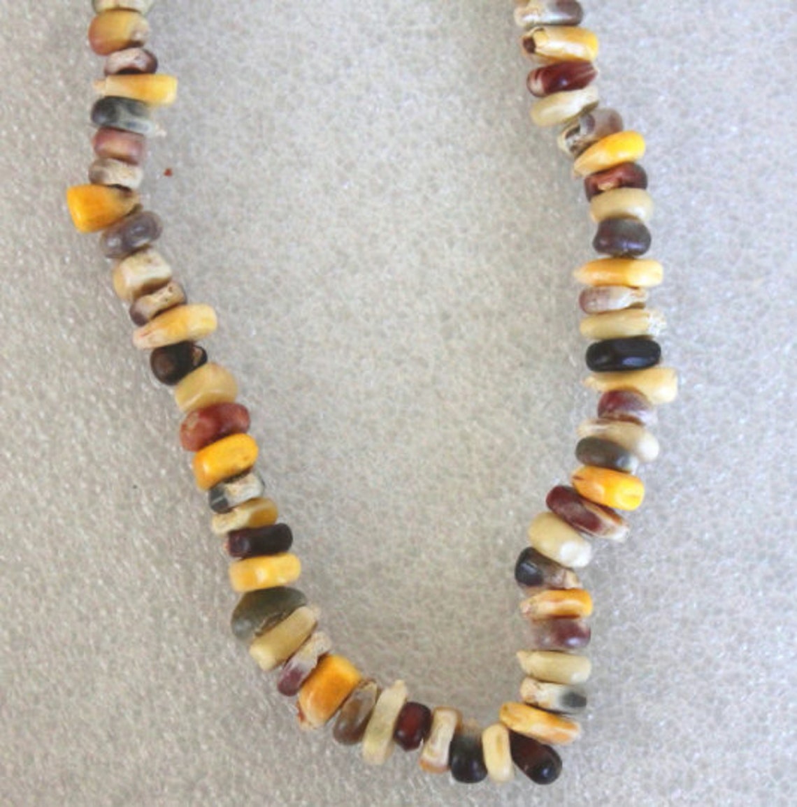 Natural Colored Indian Corn Necklace UNDYED Non GMO Powwow Autumn
