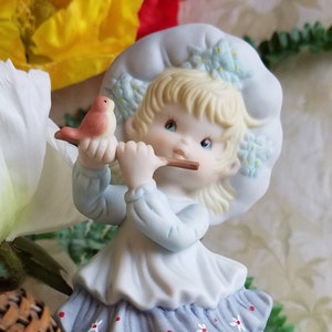 Megan and Friends Porcelain Figurine by Heartline/New in Box/Made In Taiwan