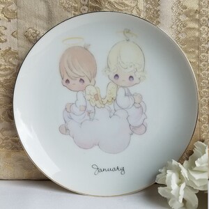 Precious Moments Collectible Plate - Limited Edition/Enesco/Japan/Retired/Featuring January to December 1983 - 12 Variations