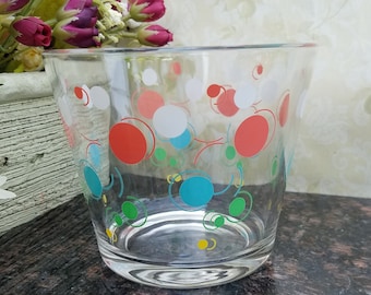 Hielera de vidrio vintage / Tazón de vidrio
