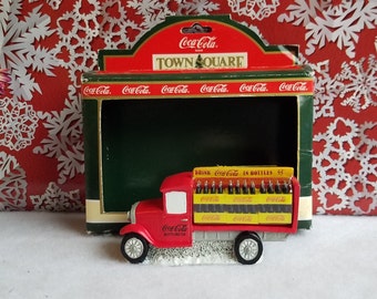 Vintage Coca Cola Town Square Collection, Coca Cola Delivery Truck, Coca Cola Delivery Man