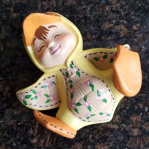 Ceramic Hand Painted Baby Figurine