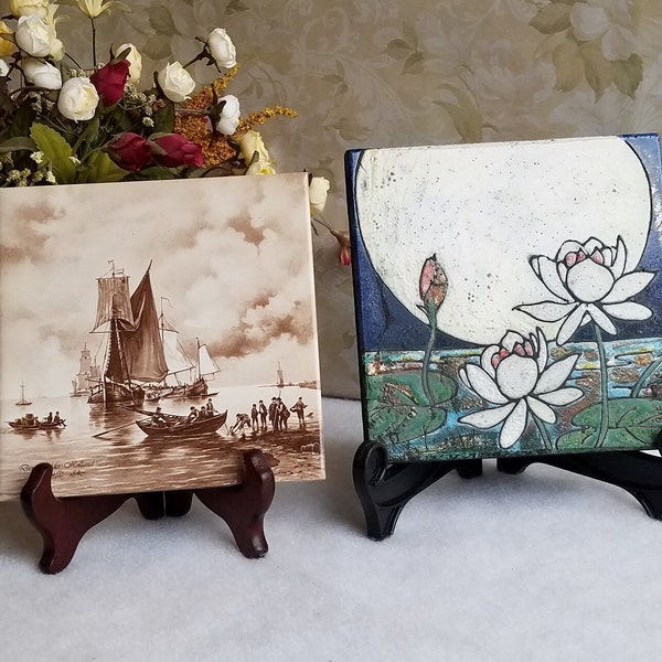 Ceramic Tile Plaque Etsy