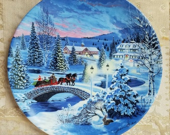 Four [4] Tis the Season Christmas 1993 Collectible Plates YOUR CHOICE/Display Plates by Artist Jean Sias/WS George Hallmark