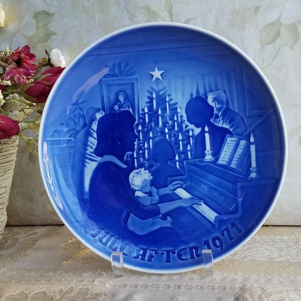 Christmas At Home Collector Plate - Jul I Hjemmel