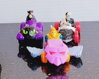 Vintage Batman Toys Complete Set 1991 Mcdonald's Happy Meal