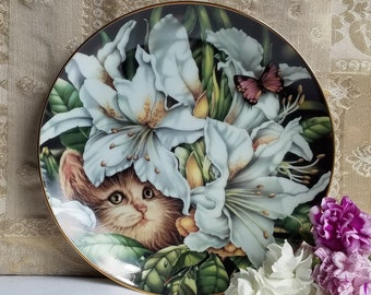 Collectible Plates - In a Hidden Garden Collection by Artist Todd Clausnitzer/Limited Edition - Three (3) Variations Your Choice