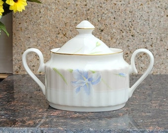 Mikasa Ballantyne Bone China Sugar Bowl with Lid