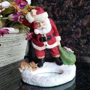 Christmas Santa Claus Figurine - 6&quot;H