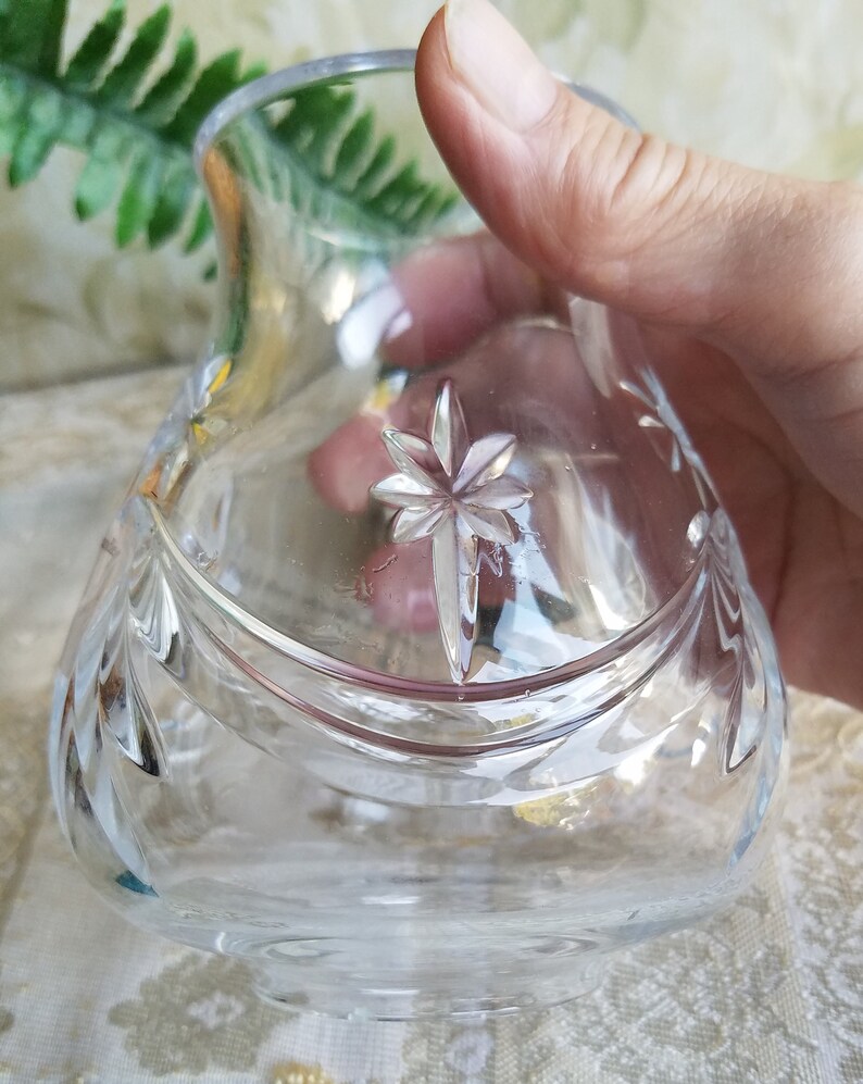 Waterford Crystal Candle Holder With Connemara Marble Base Etsy