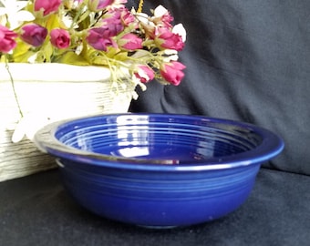 Cobalt Blue Fiestaware Medium Bistro Bowl Fiesta Small Bistro Bowl