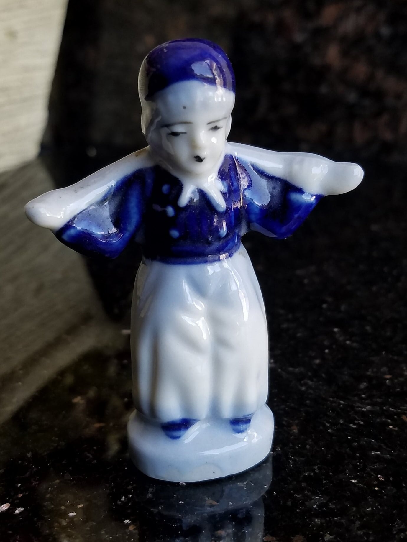 Vintage Delft Blue Porcelain Little Dutch Boy and Girl Figurine - Etsy