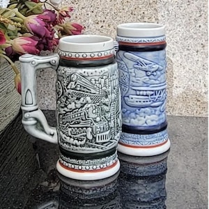 Jarra de cerveza pequeña de Avon (juego de 2)