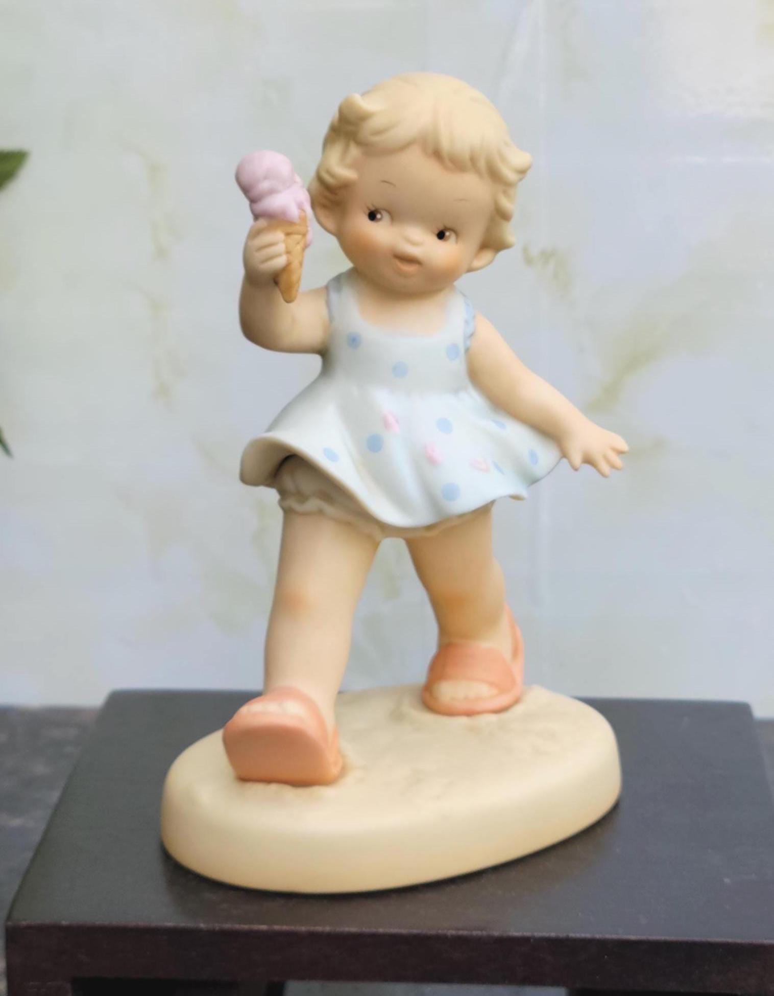 Vintage Memories of Yesterday "A Sweet Treat For You" Signed Kyoka Veda 1996 - 5.5"H