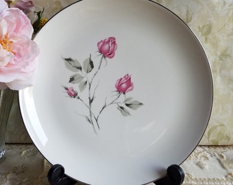 Kenmark Fine China Dinnerware  "Summer Rose"  - 8"Dia