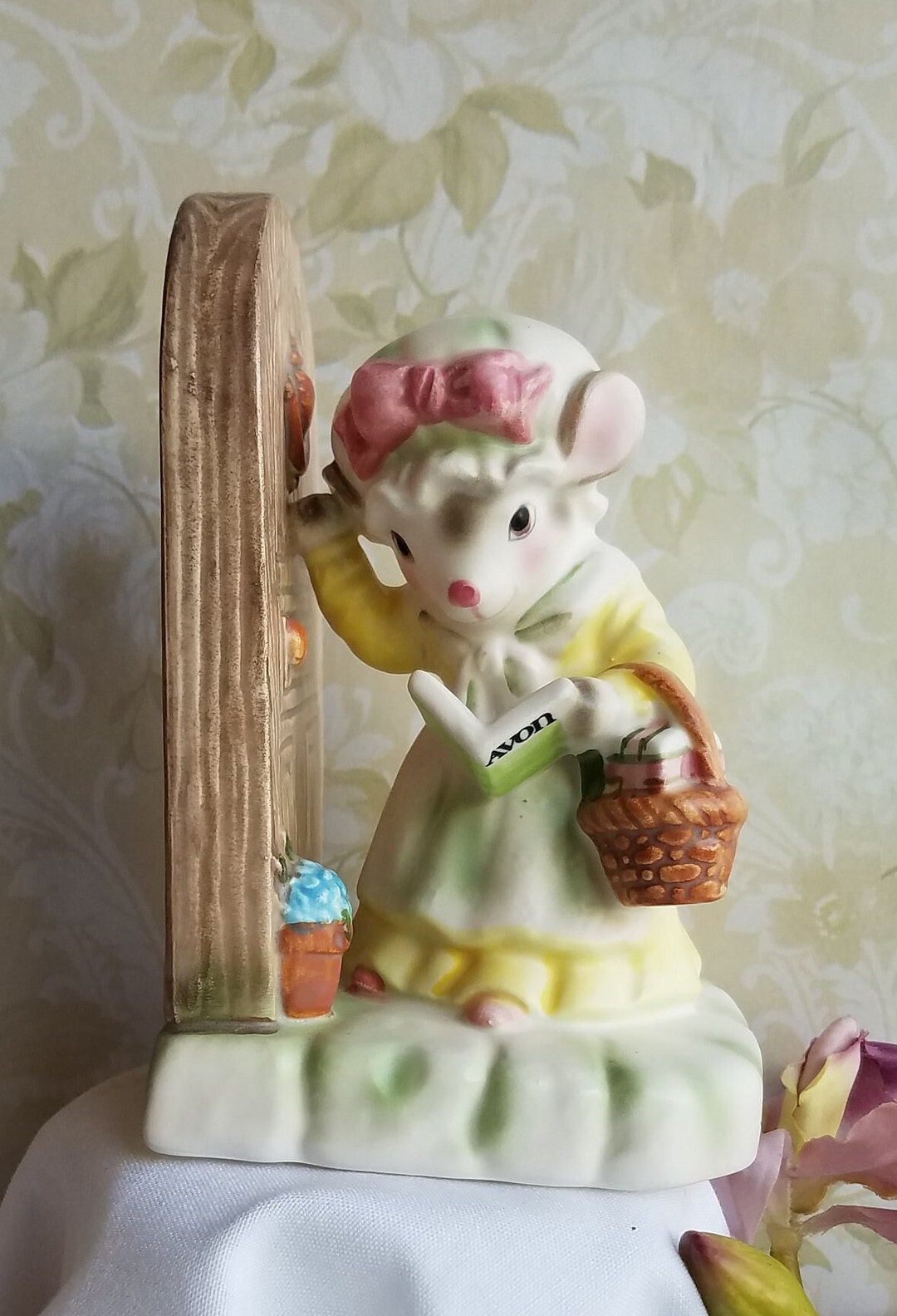 Avon Precious Moments Collectible Figurine My First Call Mouse Figurine