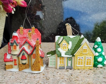 2 Variations Dept 56 Classic Ornaments Series Santa Workshop / Nantucket Ornaments (Sold Separately)