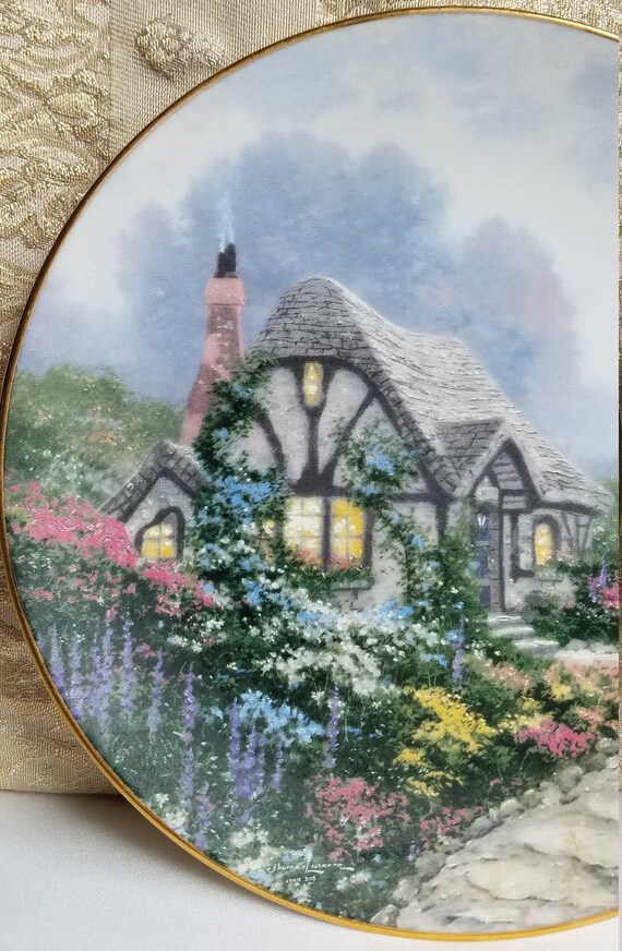 Collectibles Collectible Plates Thomas Kinkade McKenna's Cottage