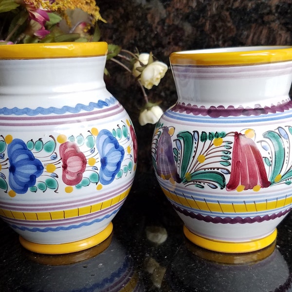 Slov Keramika Modra Terracotta Pottery Flora Vase