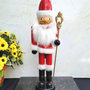 Christmas Santa Claus Nutcracker Figurine - 17&quot;H
