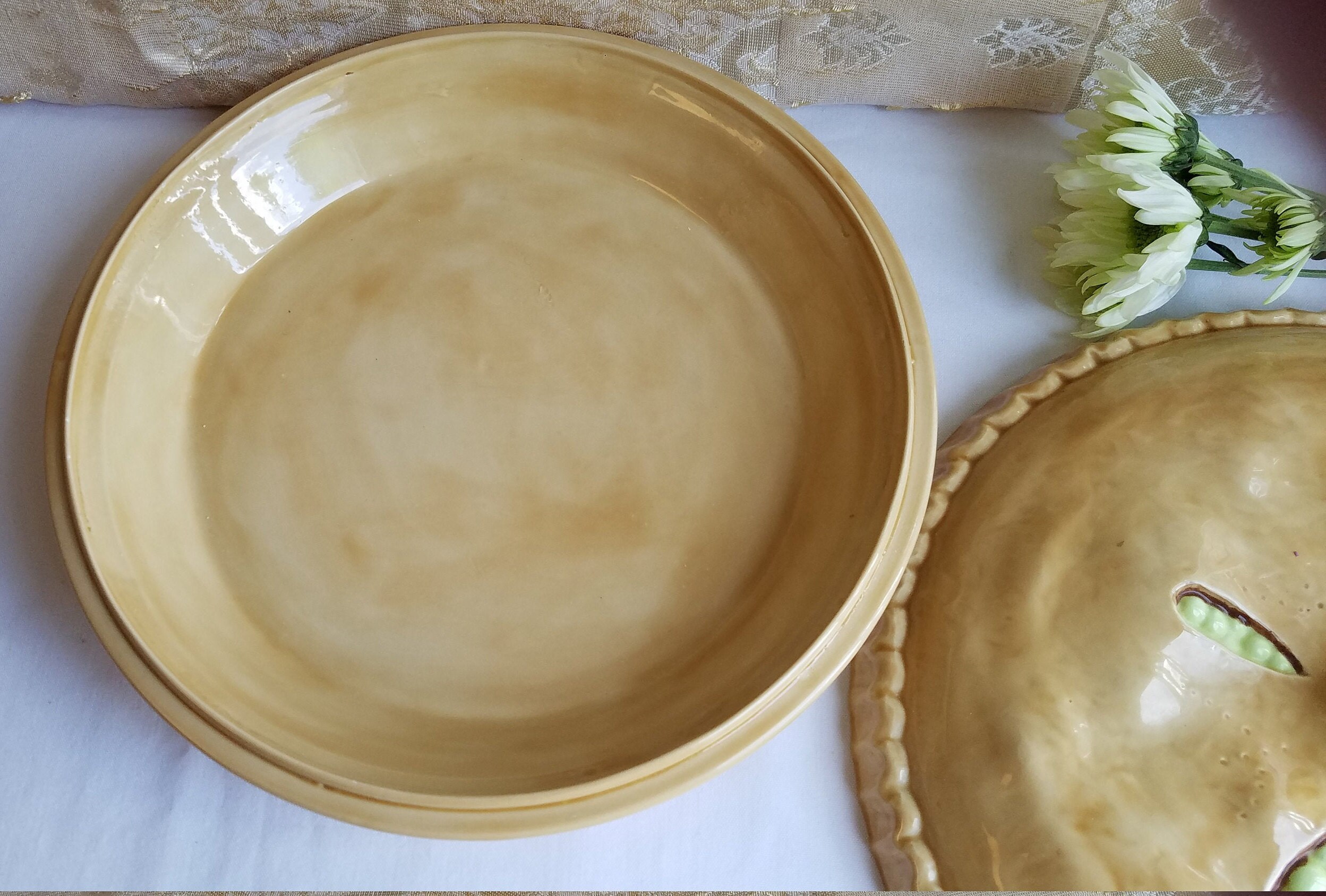 Decorative PIE DISH/Pie Server/Pie Storage/Dessert Plate Etsy
