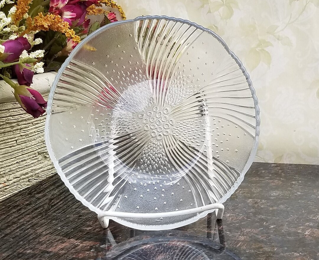 Libbey Harmony Frosted Glass Cereal Bowl / Berry Bowl Etsy