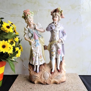 Vintage Victorian Figurine - 12.25&quot;H