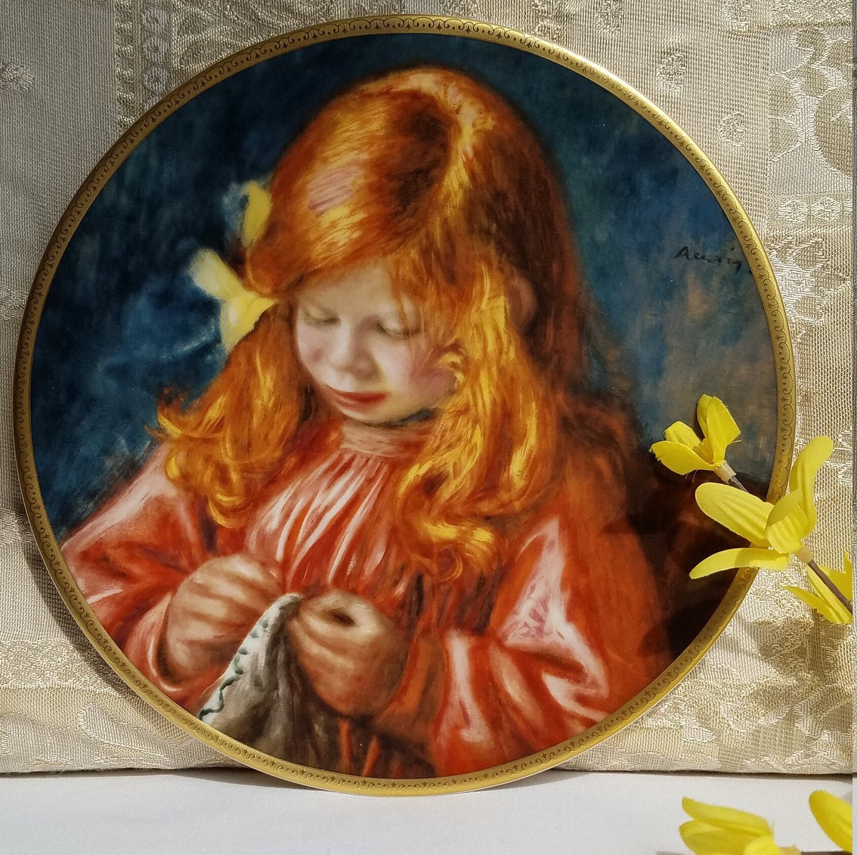 Renoir Collectible Plate: the Artist's Son Jean, Pickard China