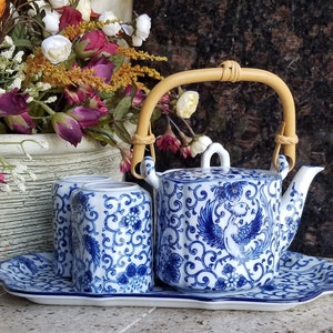 Japanese Teapot Set with Underplate teacup