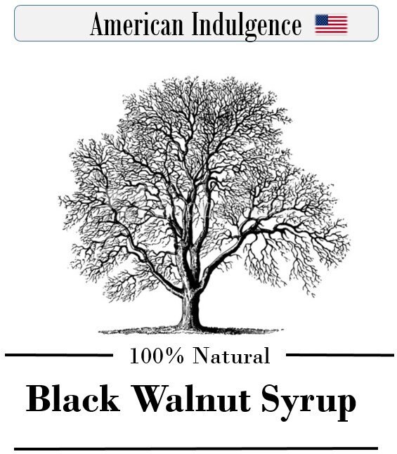 100 Pure Black Walnut Syrup 8 Fl. Oz. Bottle Made in Wisconsin Unique