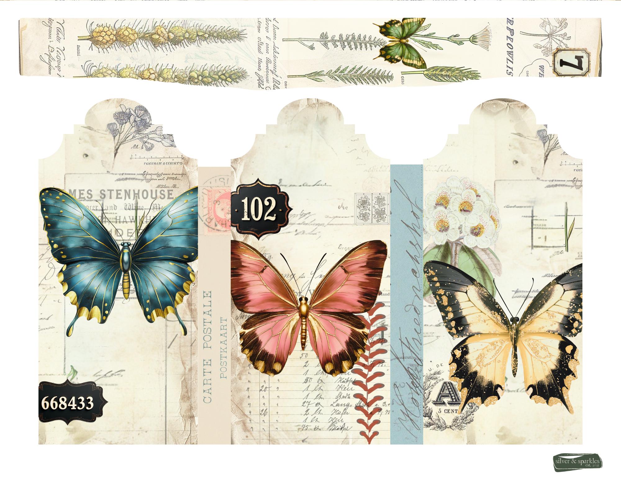 Layers of Spring! Junk Journaling Digital Papers & Ephemera Printable ...