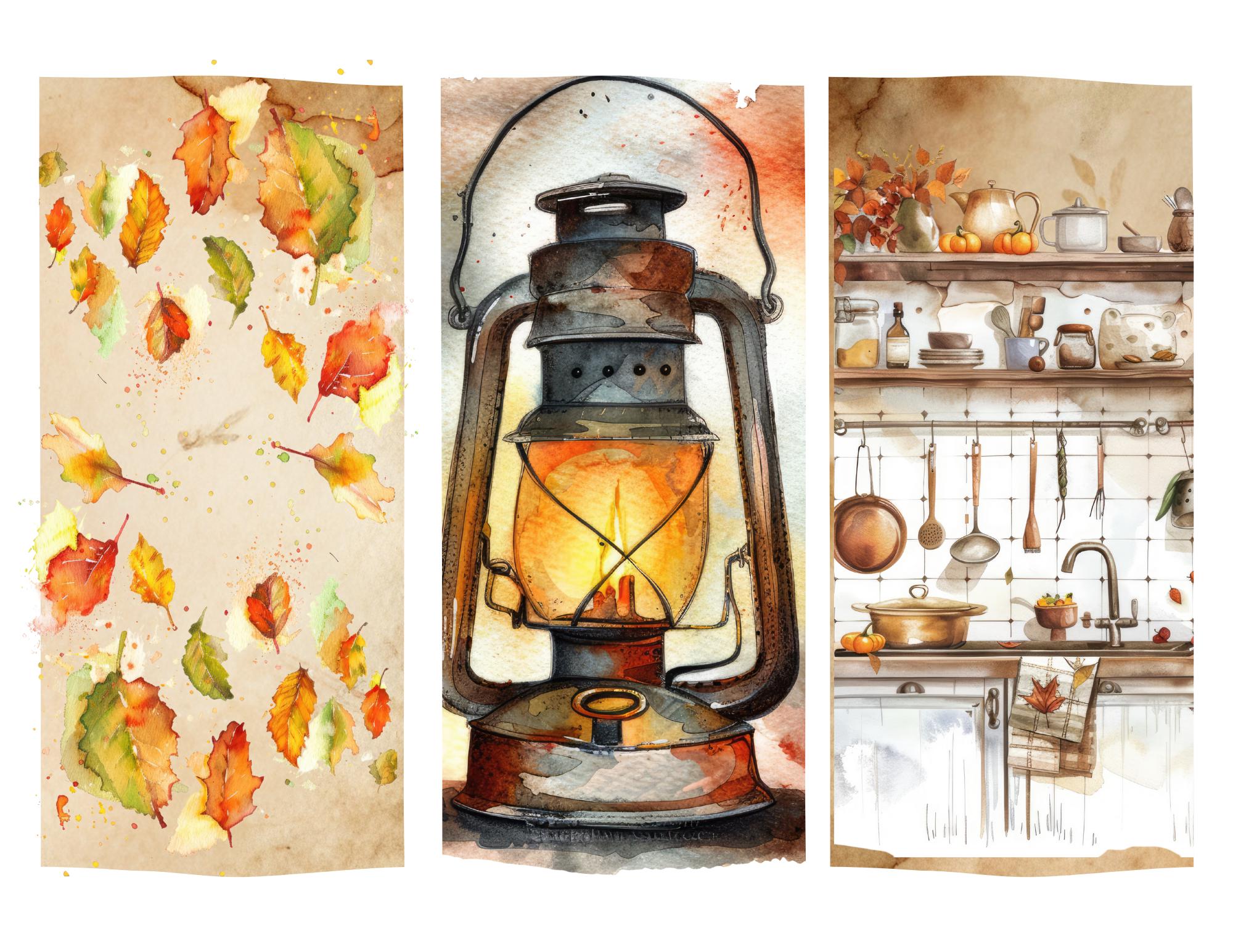Autumn Charm Junk Journal Kit! Digital Papers and Ephemera Printable - Etsy