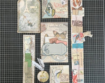 Junk Journal Handmade Ephemera Variety Set! (Listing 1)