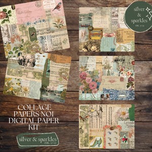 Papiers pour collage n°1 ! Papiers numériques et impression éphémère