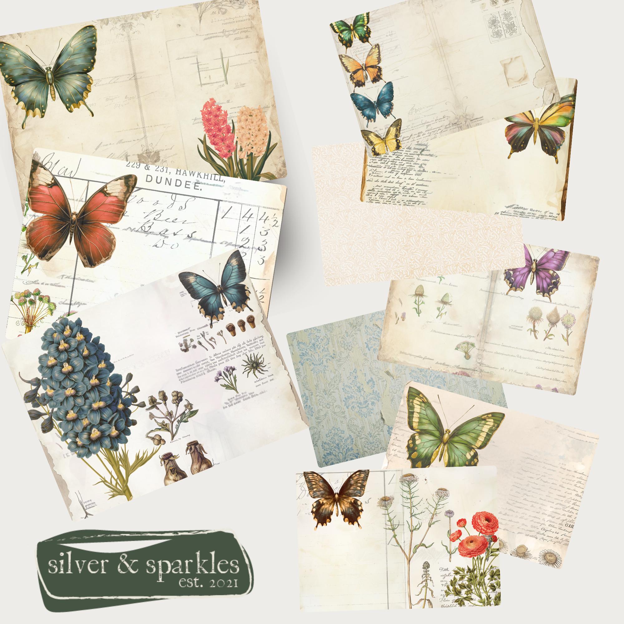 Layers of Spring! Junk Journaling Digital Papers & Ephemera Printable ...