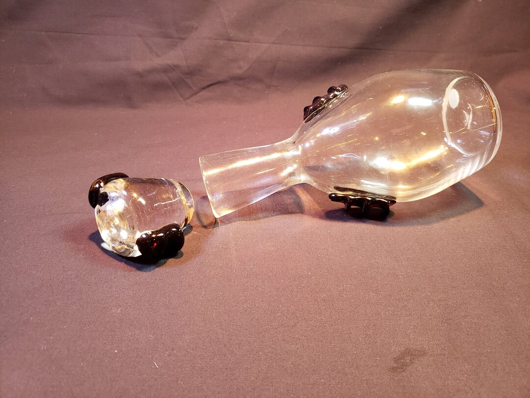 Hand Blown Decanter Etsy
