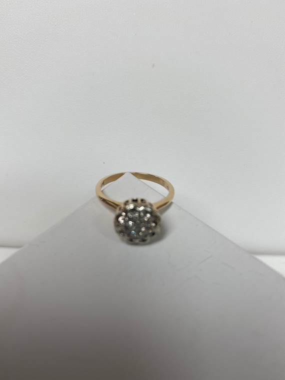 14 Kt yellow gold Engagement Ring
