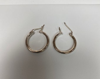 925 sterling silver Hoop earring