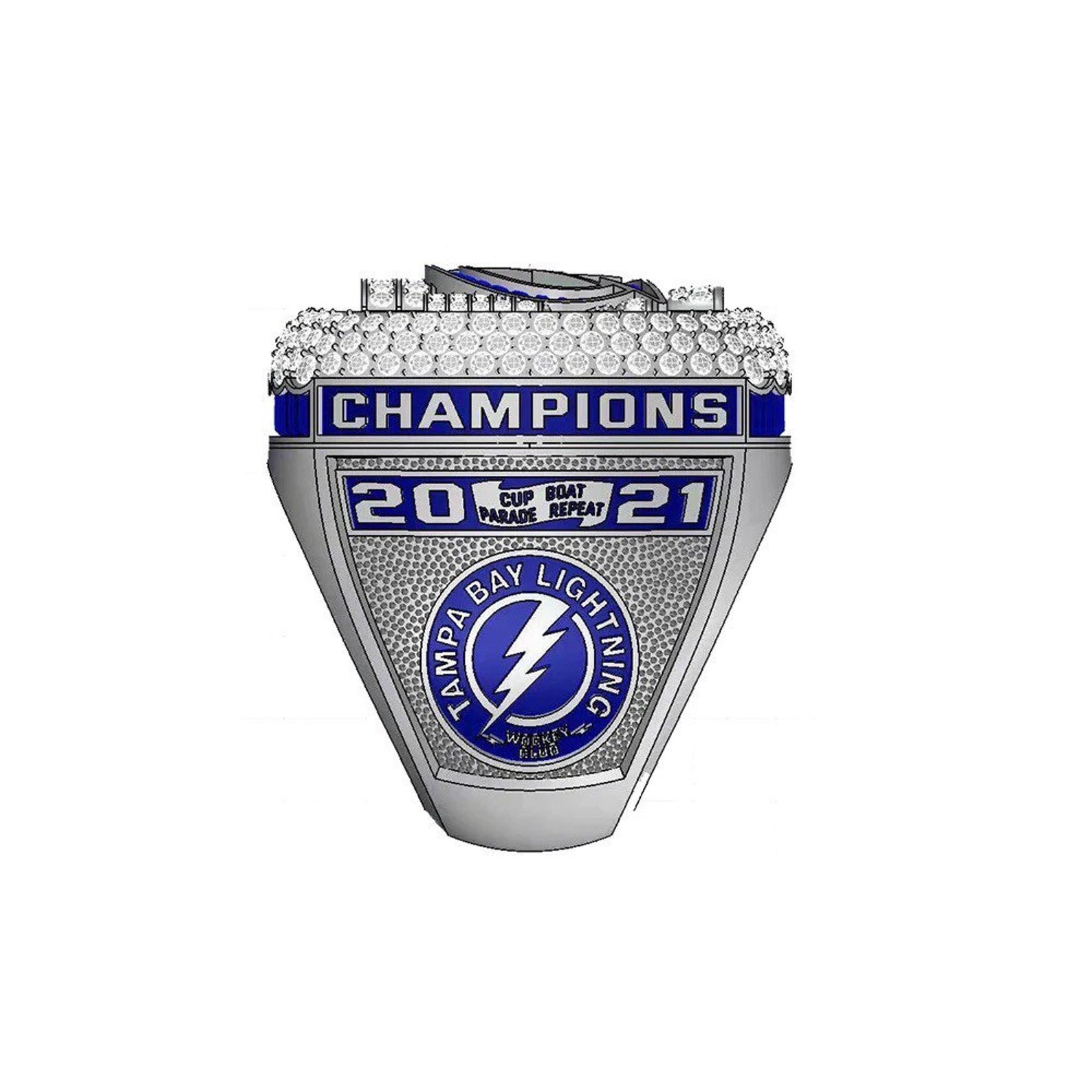 2021 Premium Series TAMPA BAY LIGHTNING Removable Championship Etsy