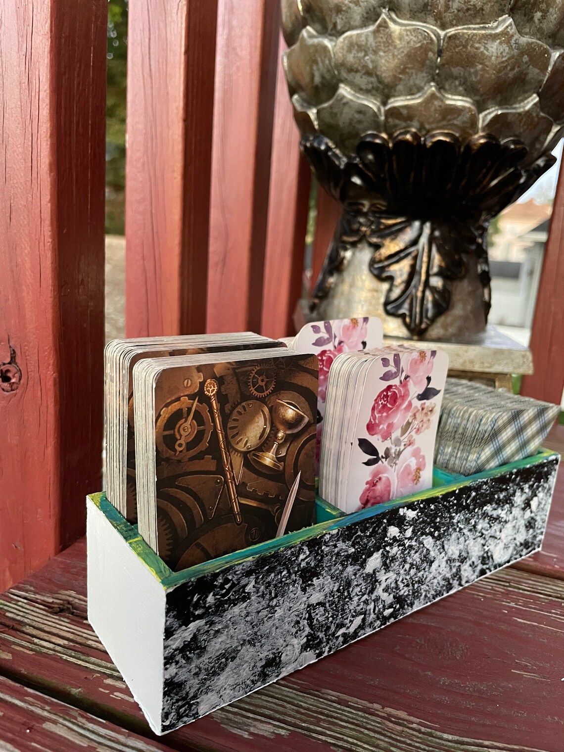 Mixed Emotions Narrow Tarot Deck Holder Etsy