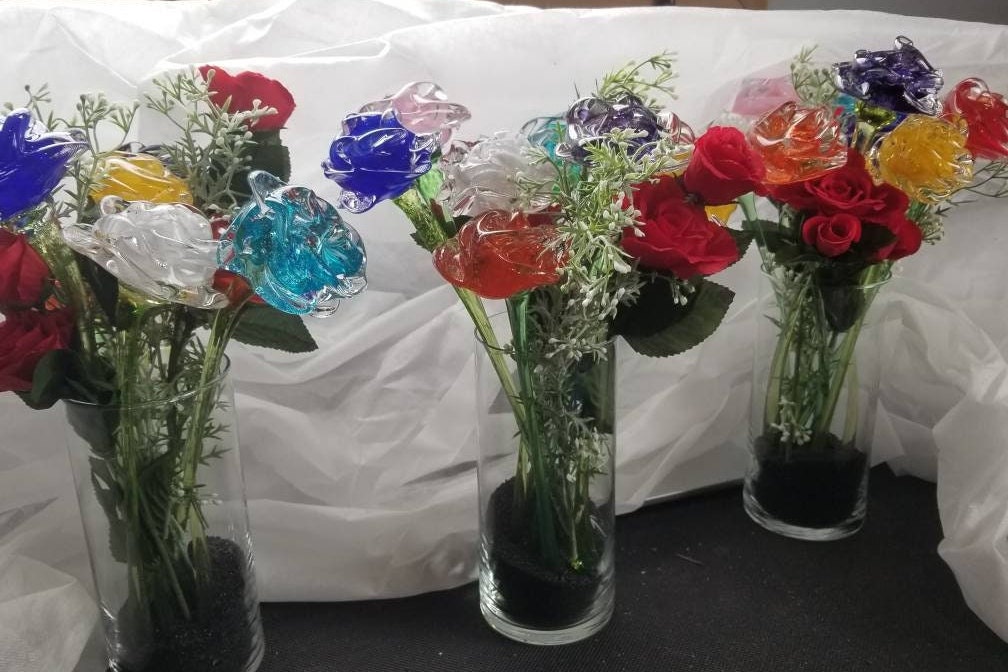 Long Stem Glass Flowers For Sale Compare Easily May 2022