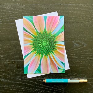 Kegelblume Grußkarte | Floral Grußkarte | Botanische Grußkarten | Leere Karten | Geburtstagskarte | Kegelblumen-Notizkarten | Valentine