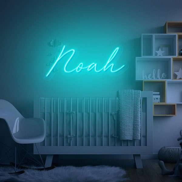 Light up Name for Nursery Etsy