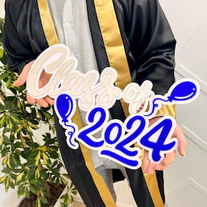 Class Of 2025 Sign, Graduation Party Name Sign, Grad Party Decor, Graduation Gift, 2025 Graduation Yard Sign, Senior Graduation, Grad Gifts