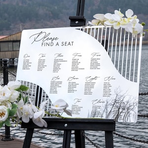 Table de chevet pour mariage en acrylique miroir argenté : enseigne Trouvez votre siège